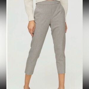 NWOT Babaton atelier Conan crop pants houndstooth print